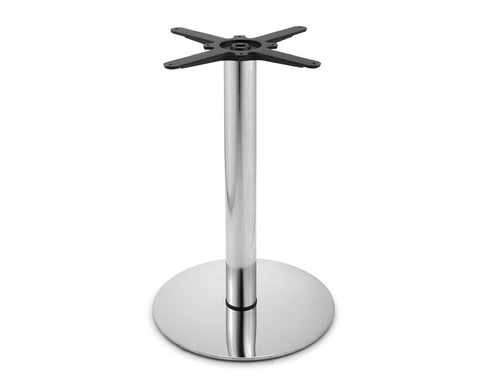 不锈钢桌脚 不锈钢圆形底盘 不锈钢桌餐桌脚20132101594