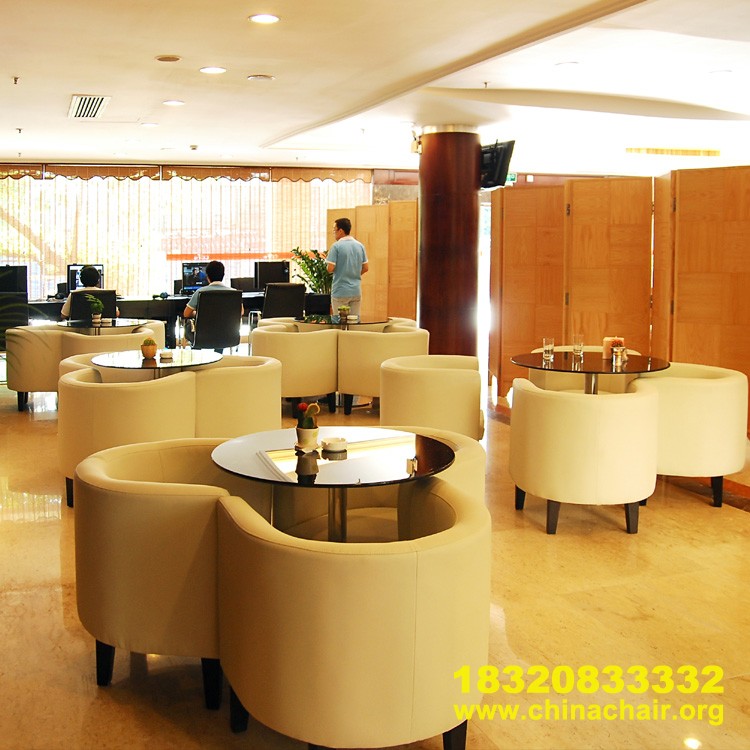 单人沙发 咖啡厅沙发 咖啡厅布艺沙发 酒店餐厅沙发KFTCY-12